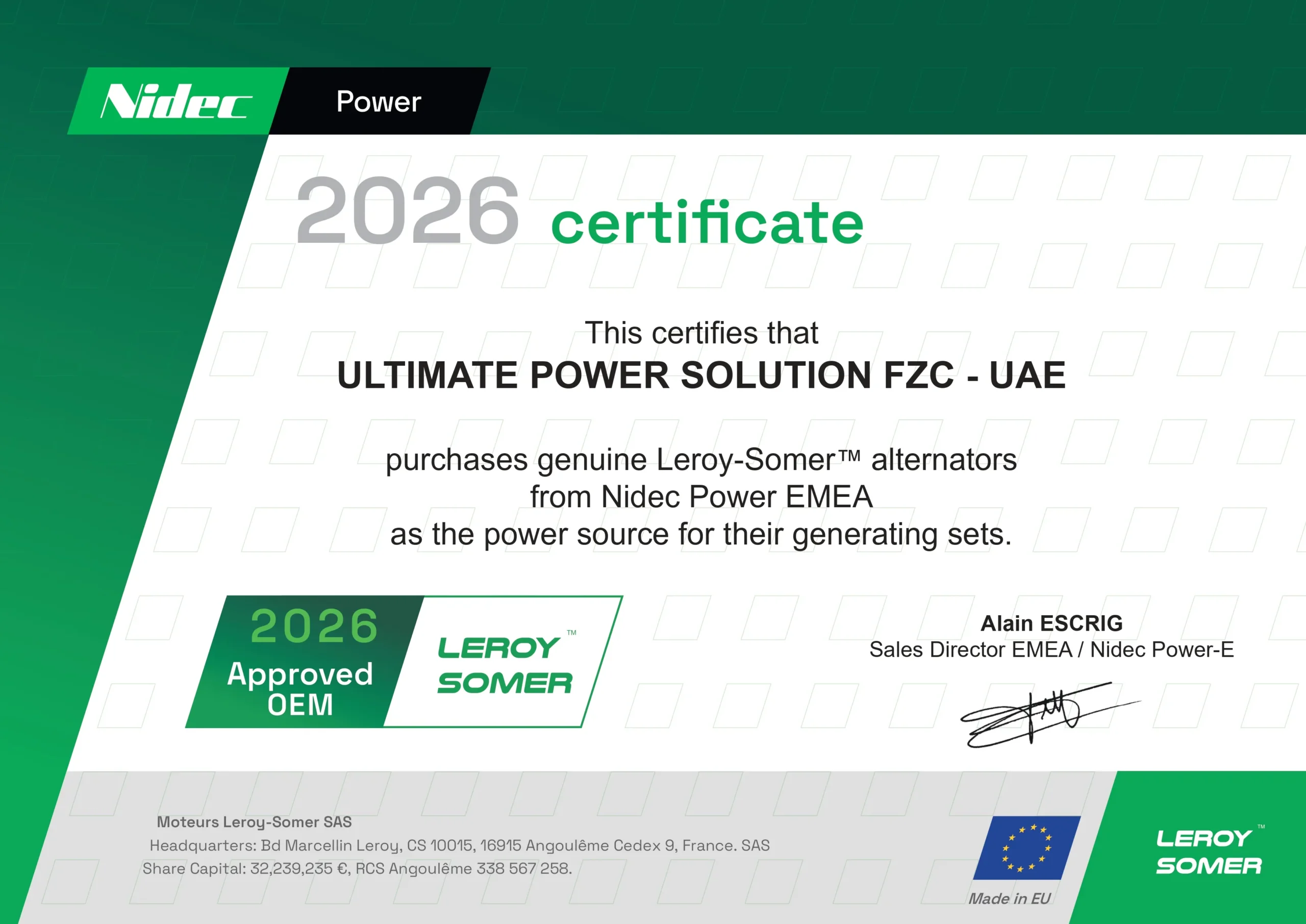 Certificates & OEM Authorizations image 8