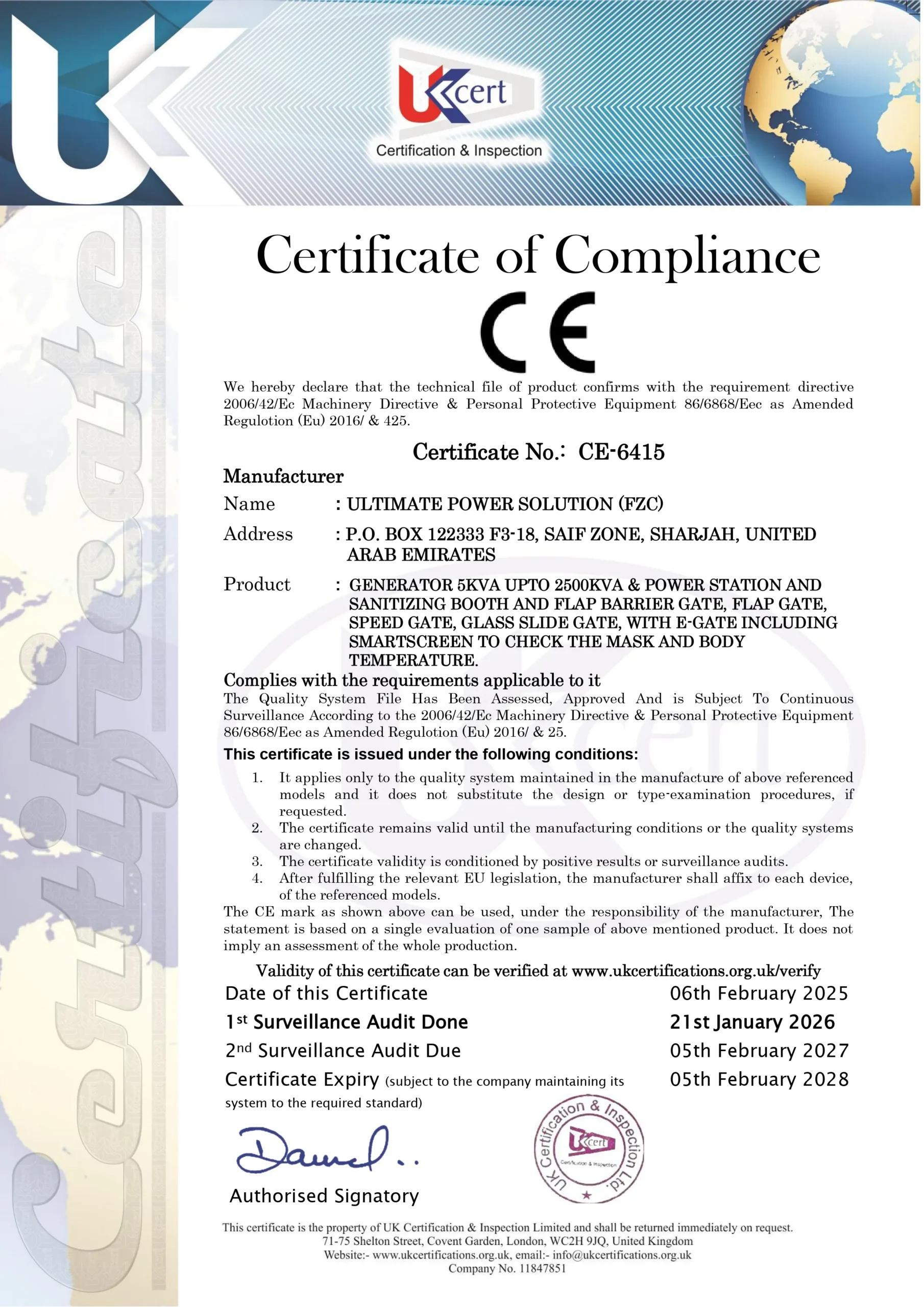 Certificates & OEM Authorizations image 4