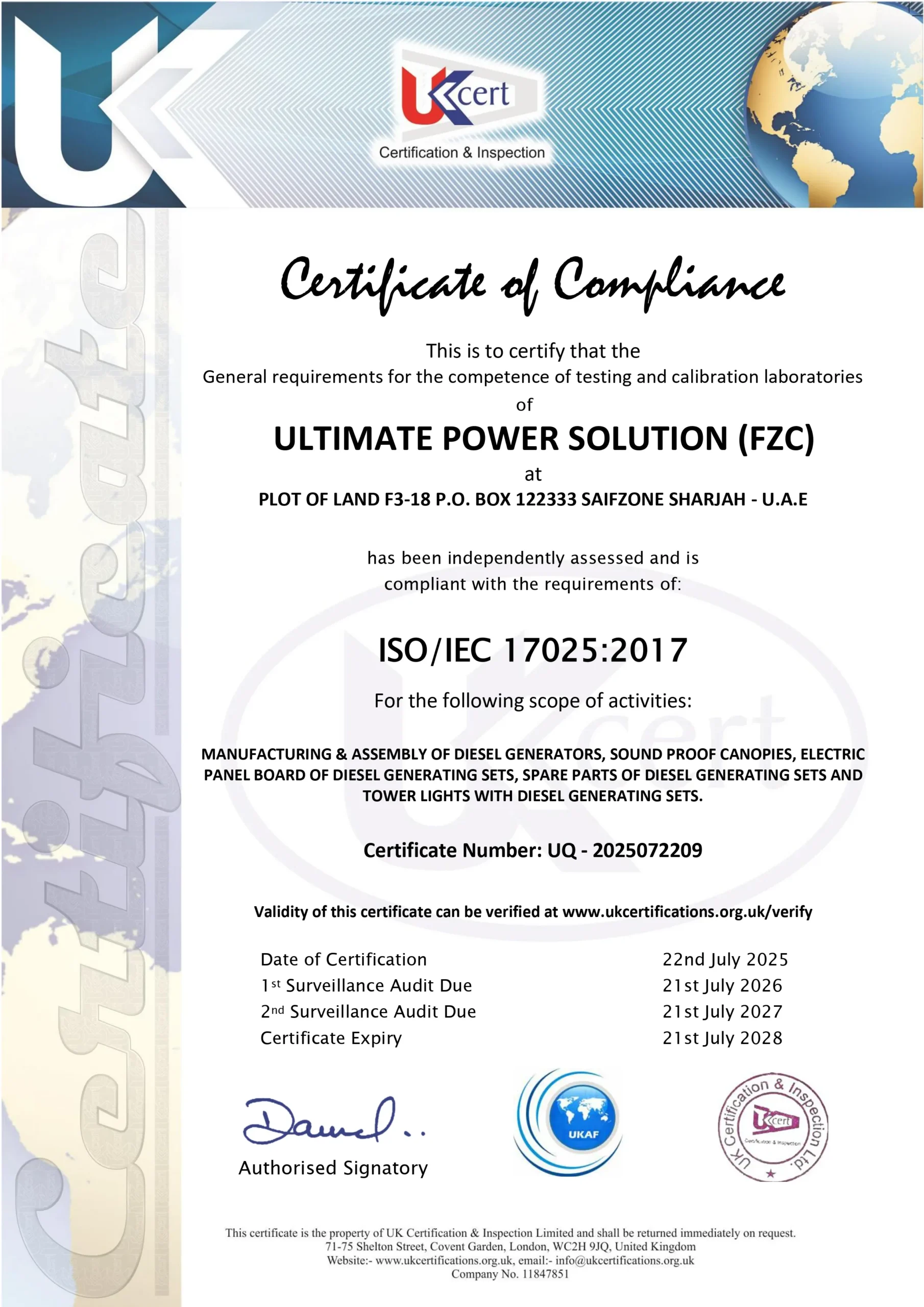 Certificates & OEM Authorizations image 3